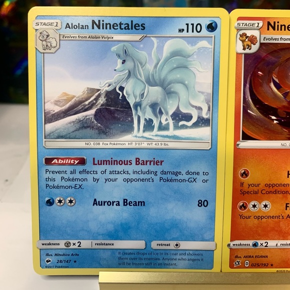 SOLD - Pokemon Card Lot / Bundle • All Black Star Rare Ninetales - Picture 2 of 6